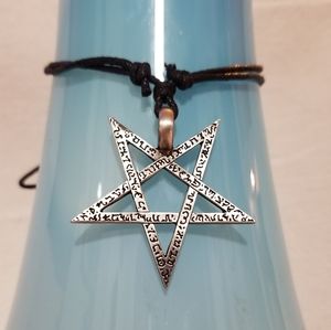 Gothic alchemy pendant